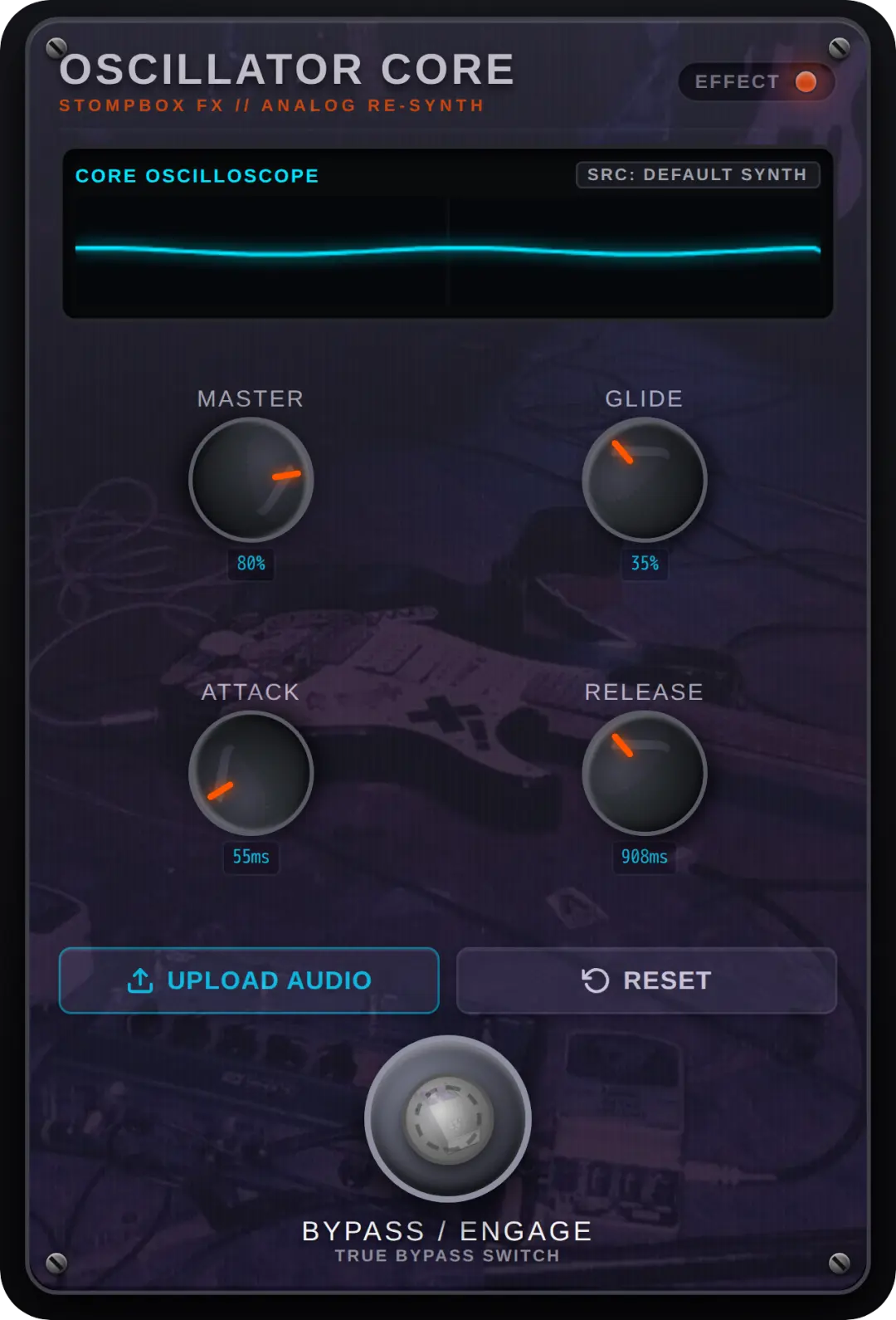 Oscillator Core Effect Pedal cover