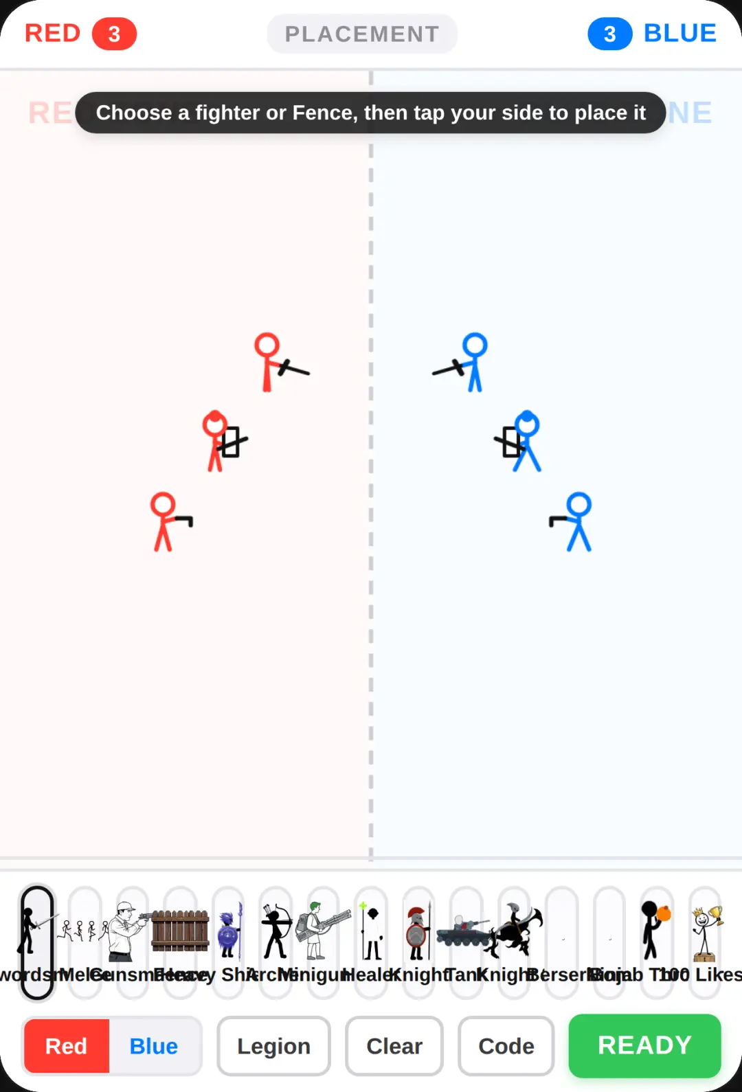 Stickman War - Red vs Blue (Update 6)