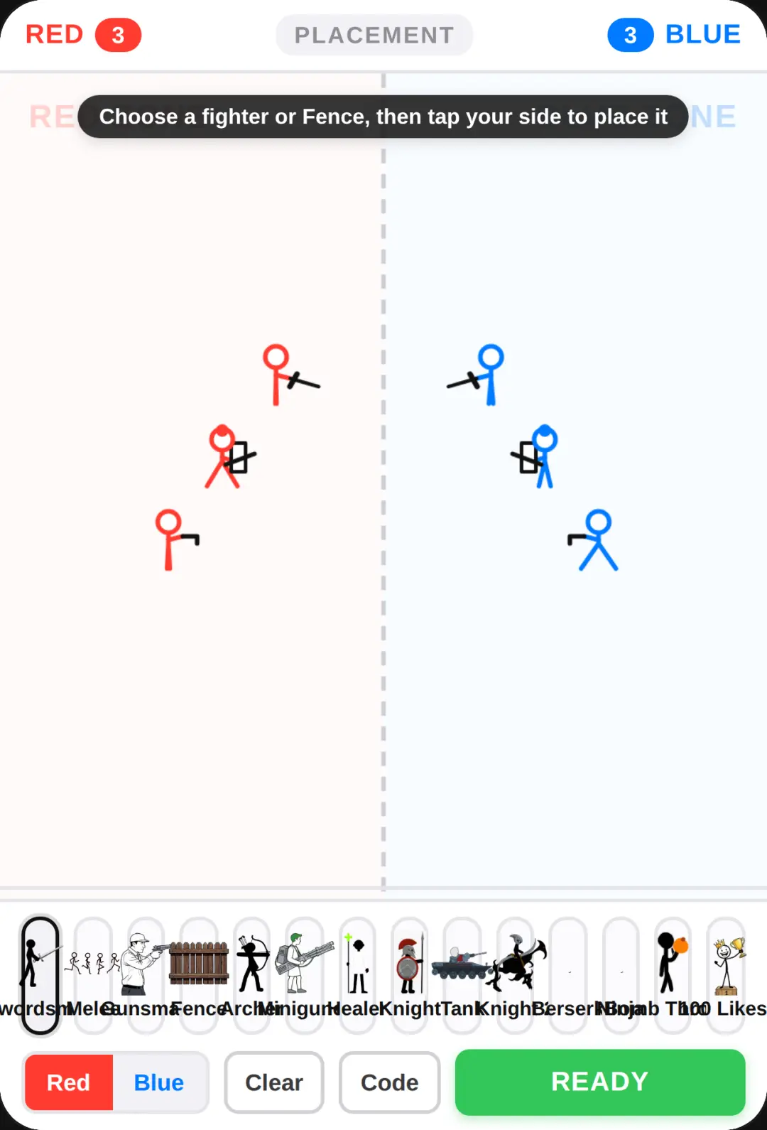Stickman War - Red vs Blue (100 likes!)