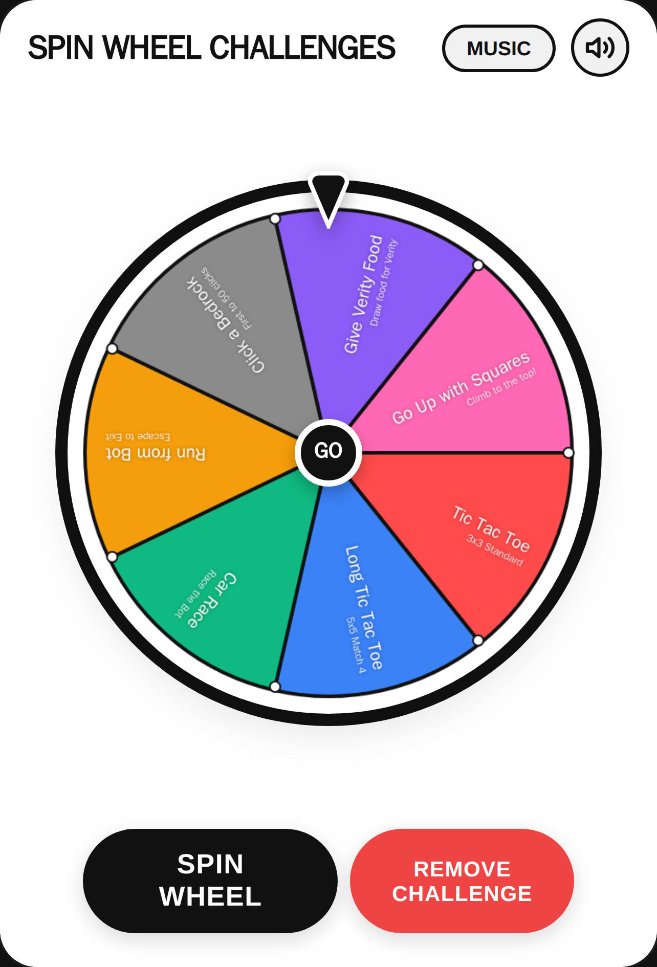Spin wheel challenges cover