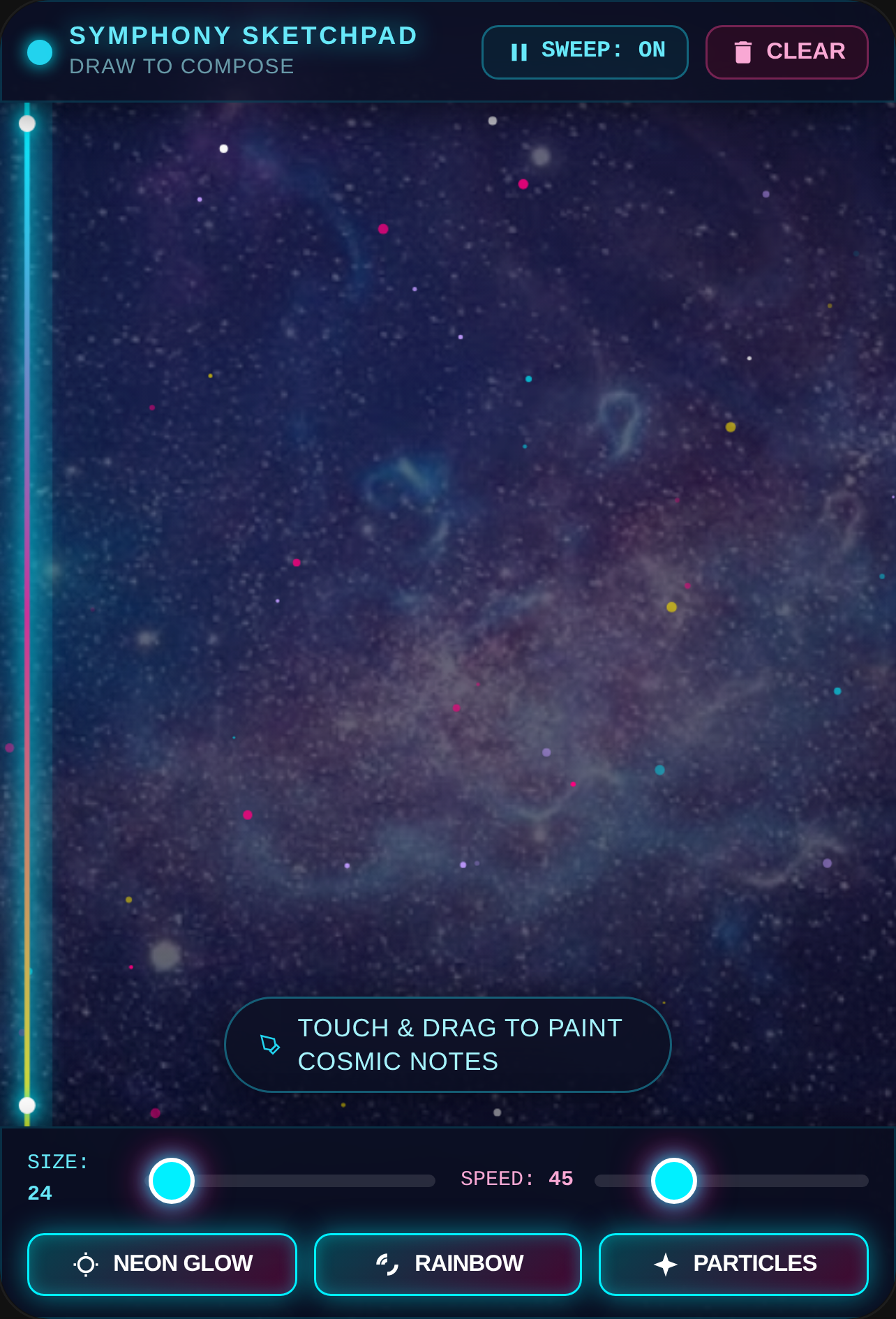 Cosmic Symphony Sketchpad sorry lag for me cover