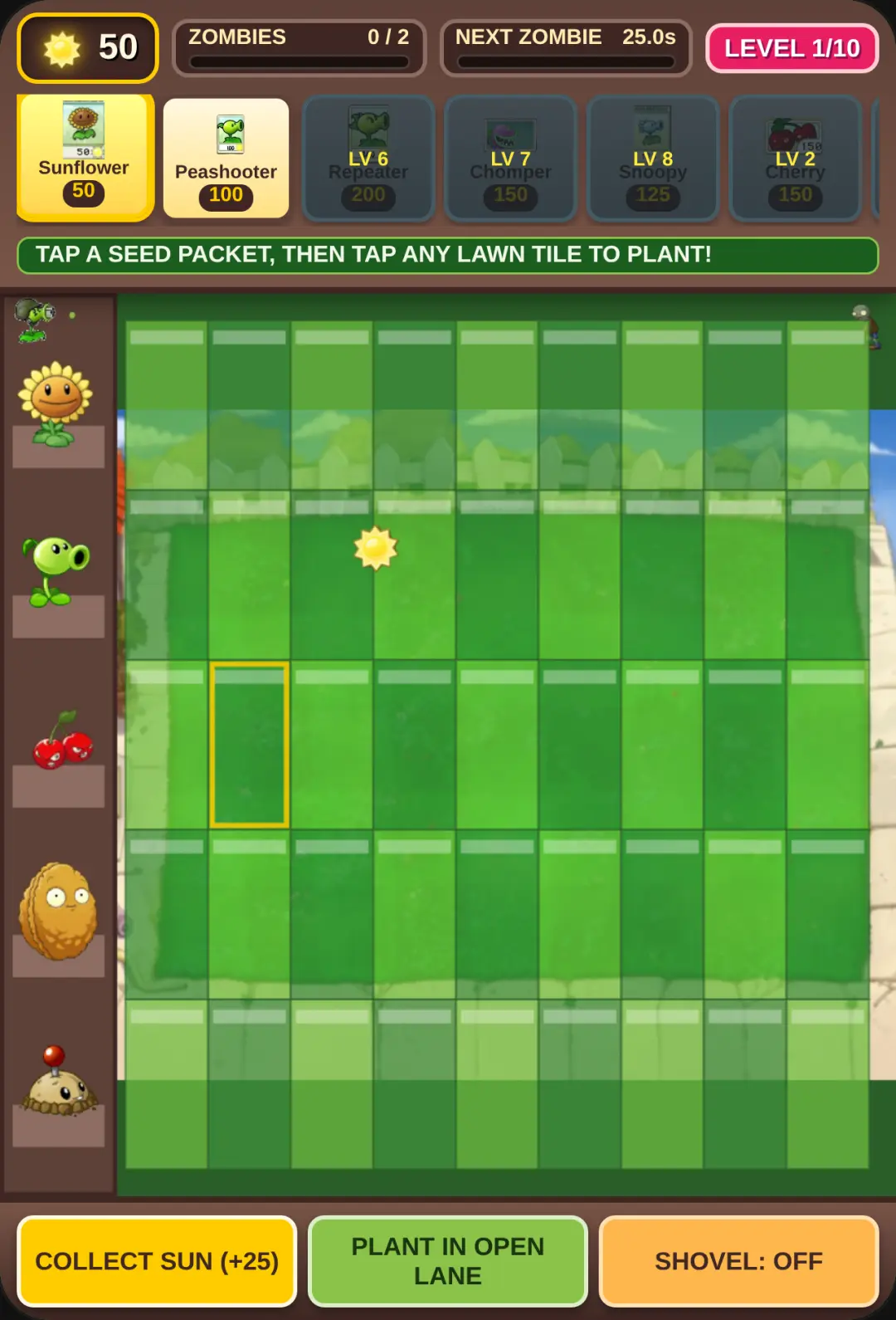 Garden Defense: 5-Lane Lawn cover
