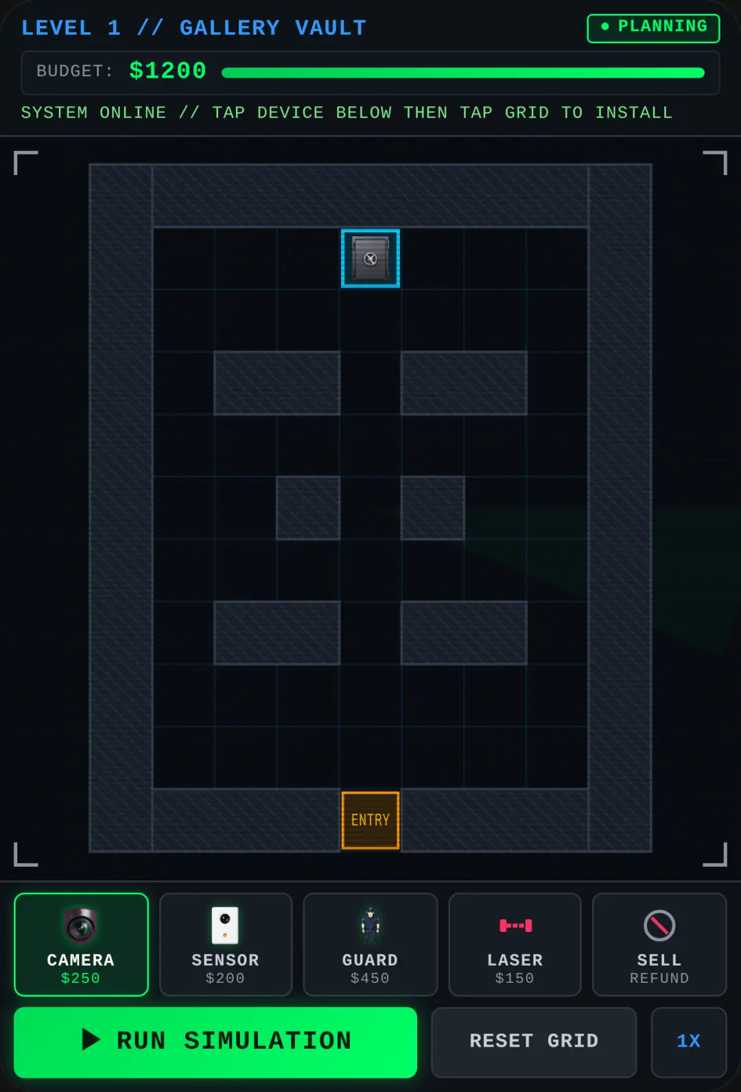 Tactical Grid: Heist Security cover