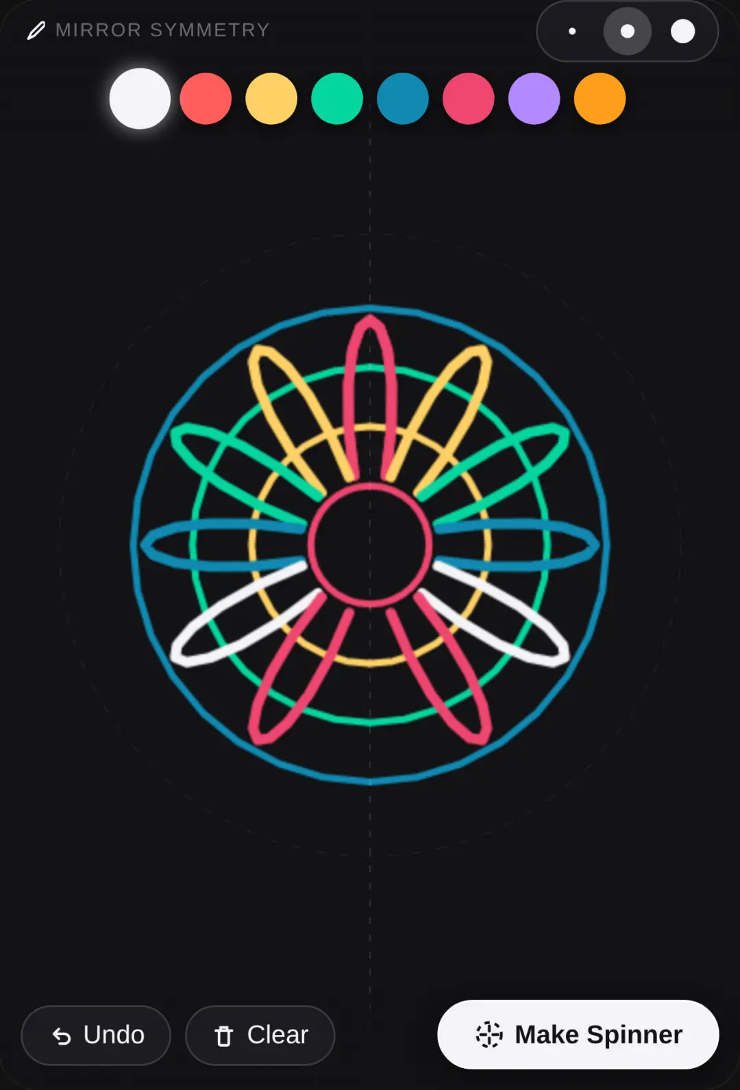 Chalk Mandala Spinner cover