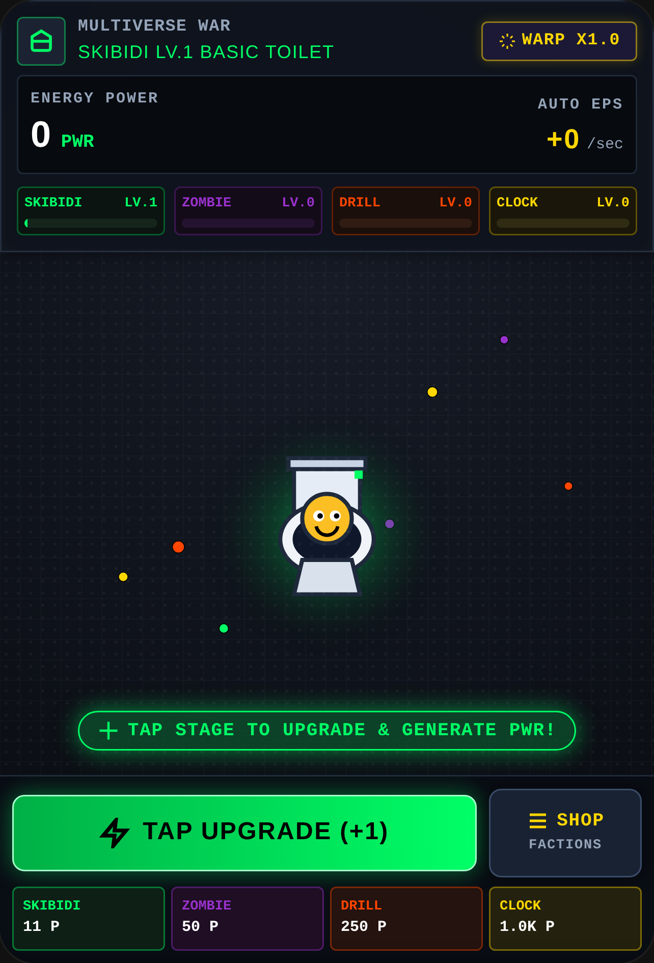 Multiverse Toilet Wars: Infinite Clicker cover