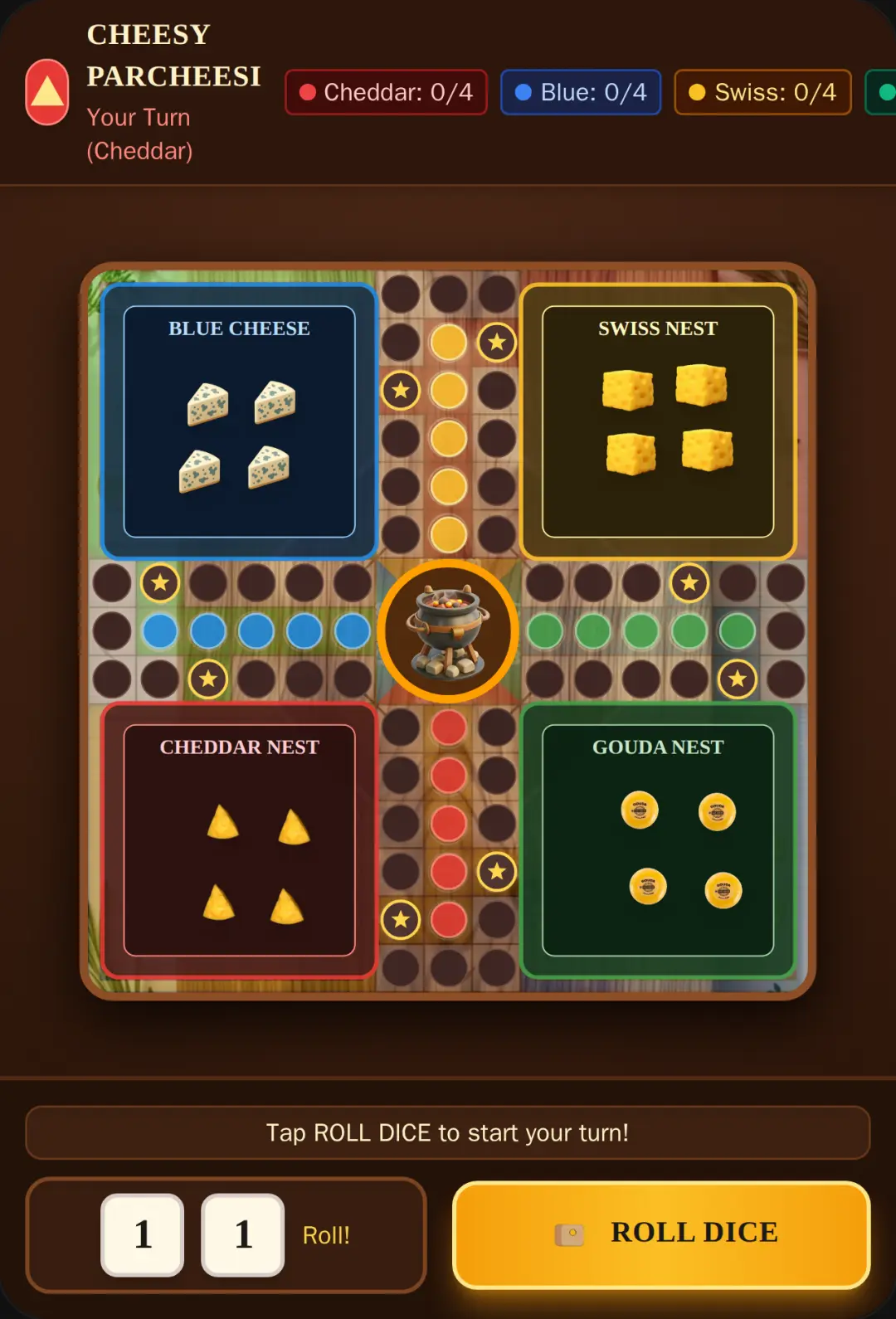 Cheesy Parcheesi: Fondue Frenzy cover