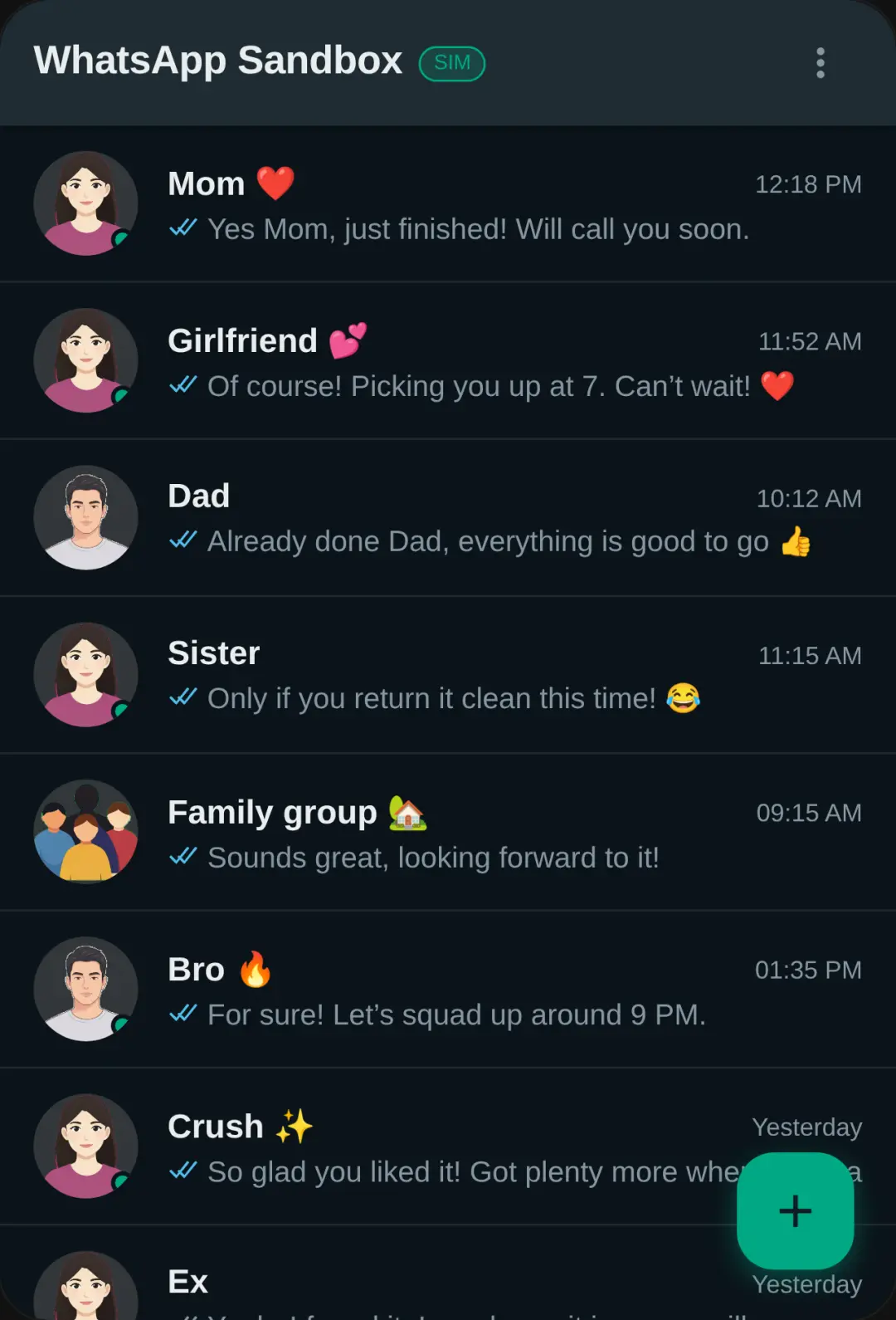 WhatsApp Chat Sandbox cover