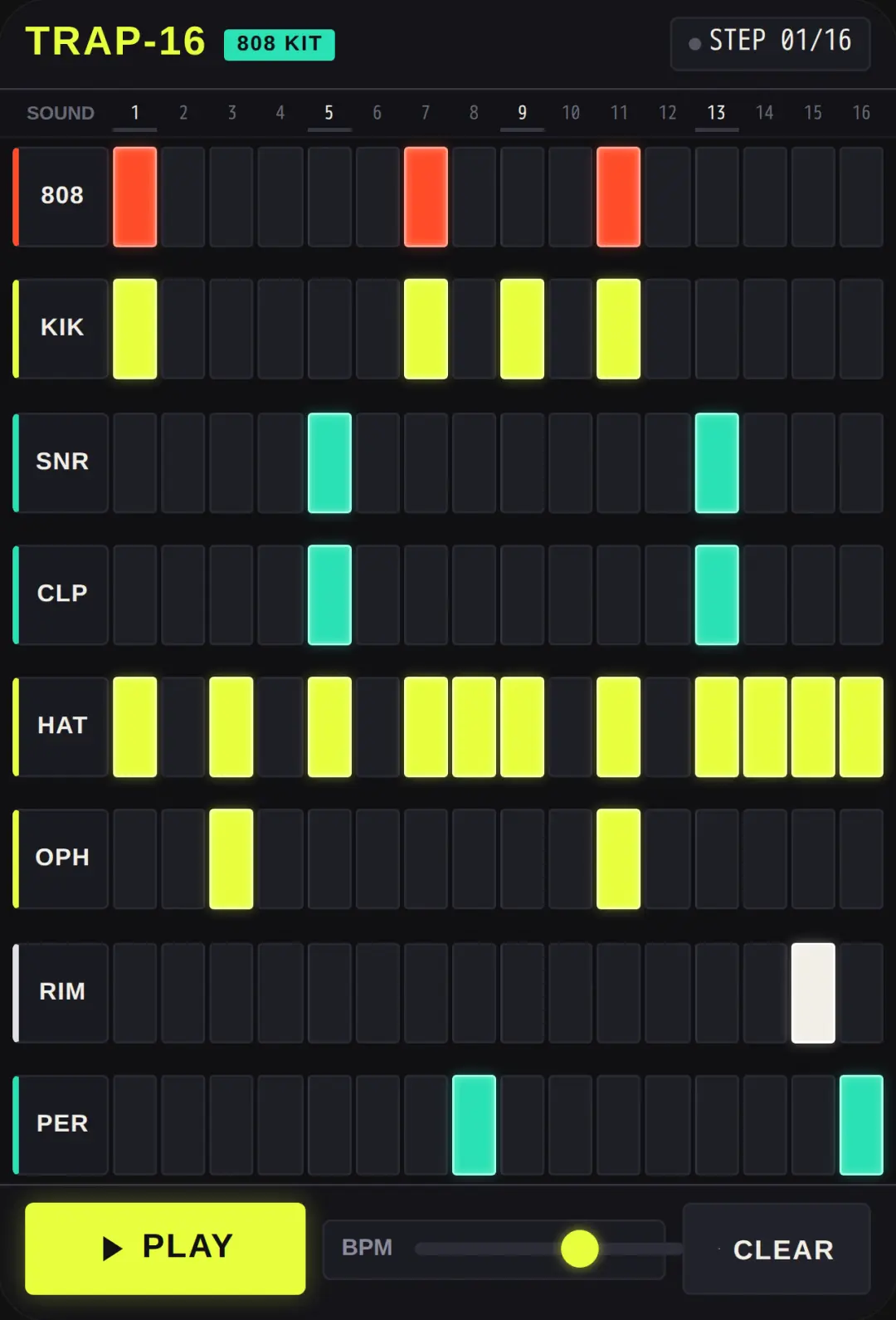 TRAP-16 BEAT PAD cover