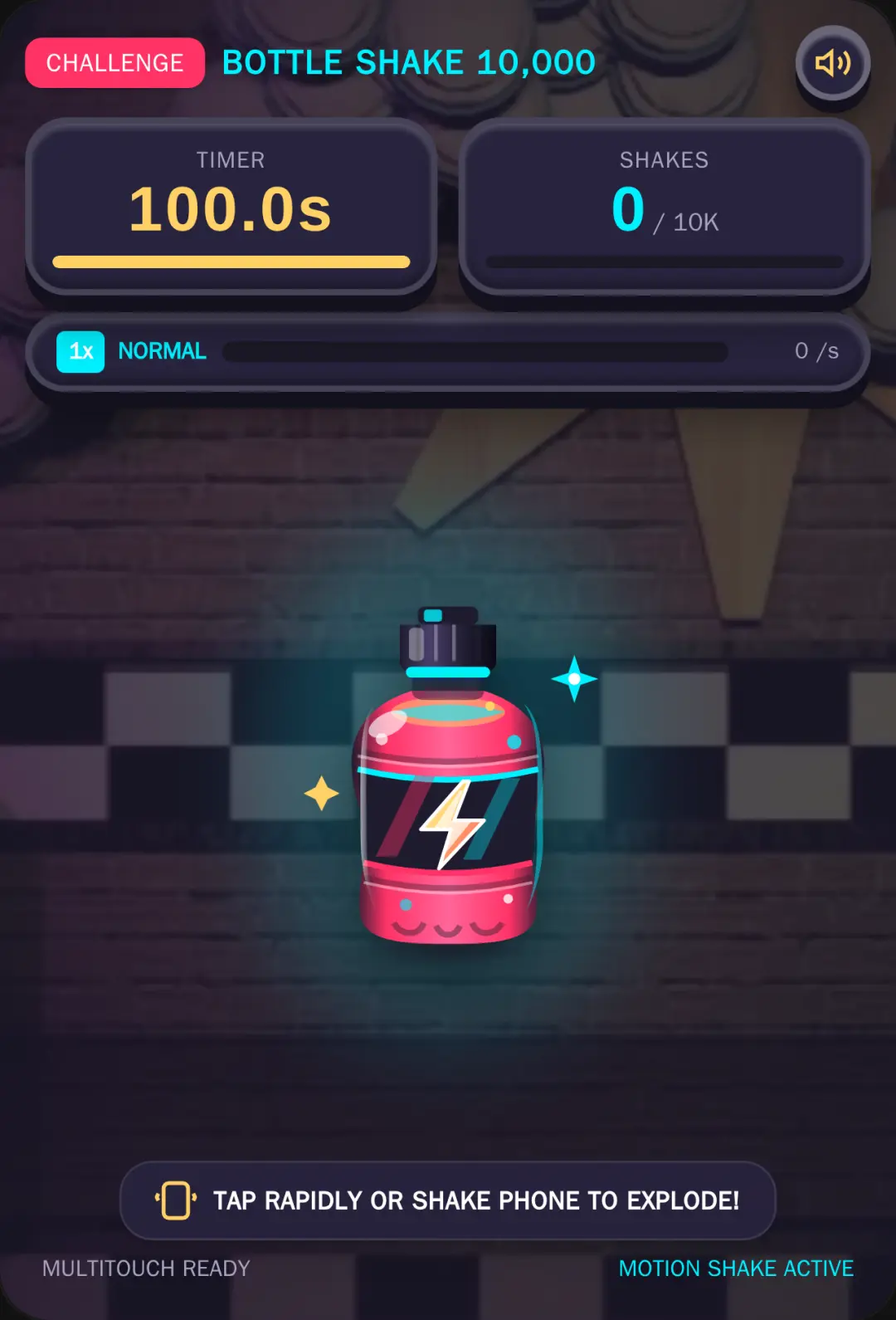 Bottle Shaking Simulator 10,000 cover