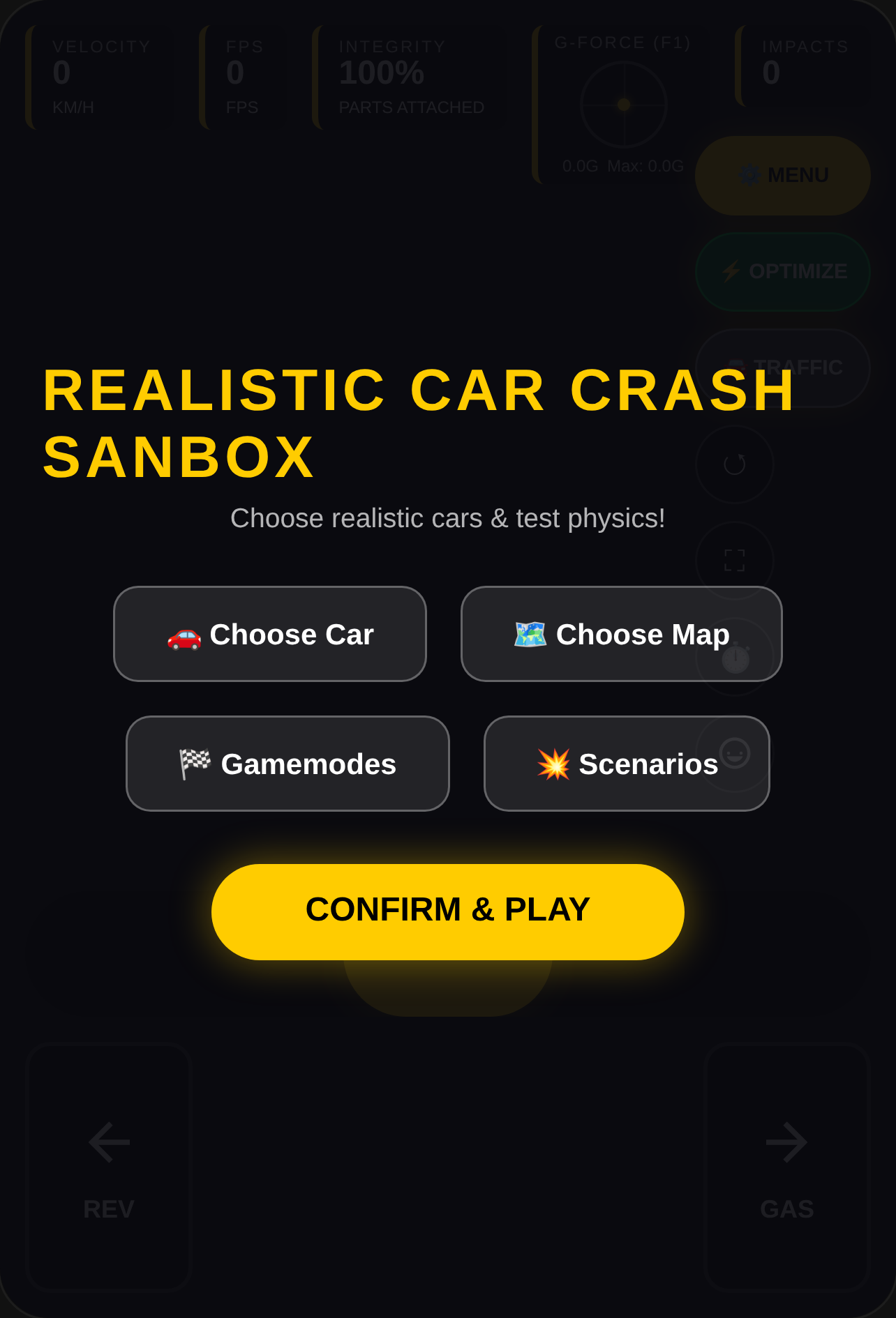 Realistic Car Crash Sandbox cover