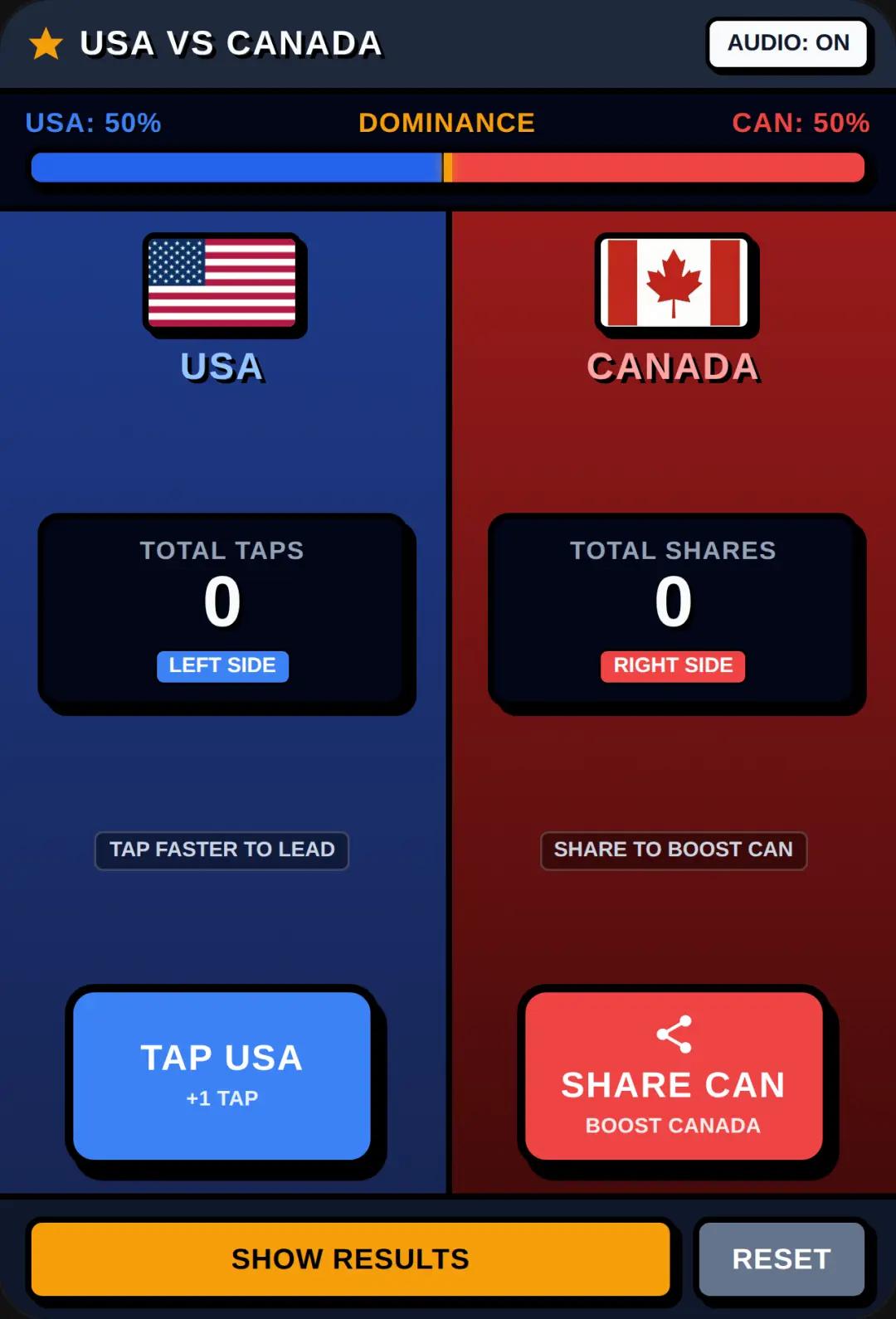 USA vs Canada Face Off cover