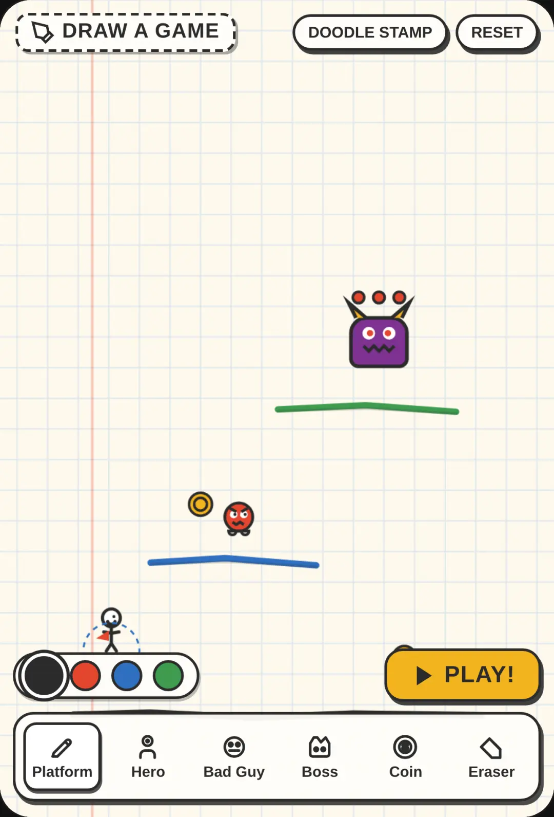 Draw a Game - Doodle Platformer cover