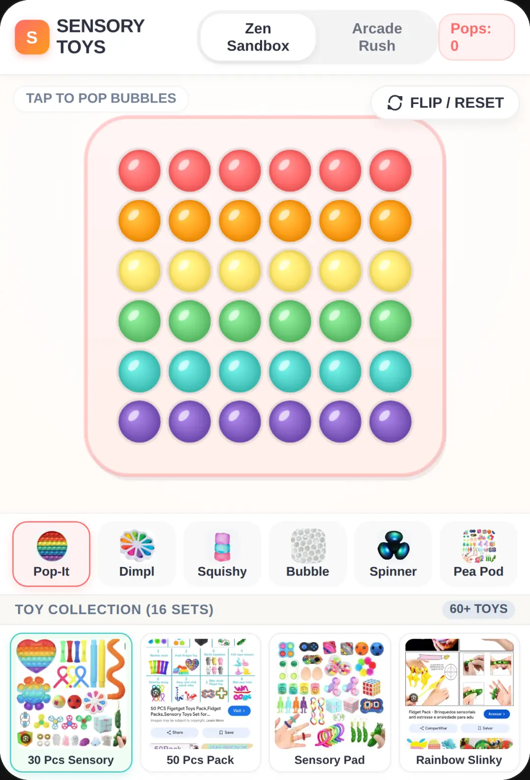 Sensory Toys - Antistress Fidget Studio cover