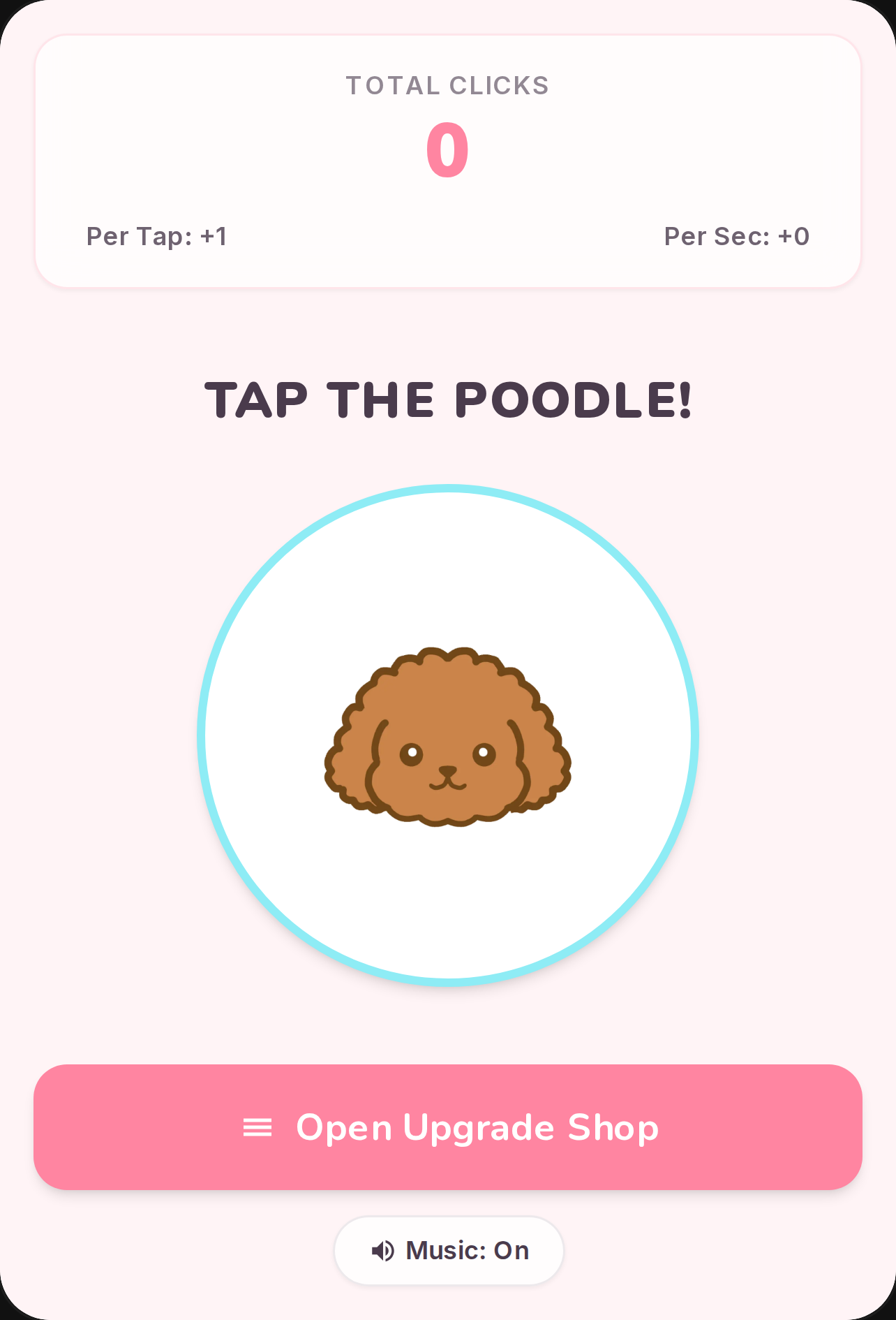 Poodle Click (im addicted to) cover