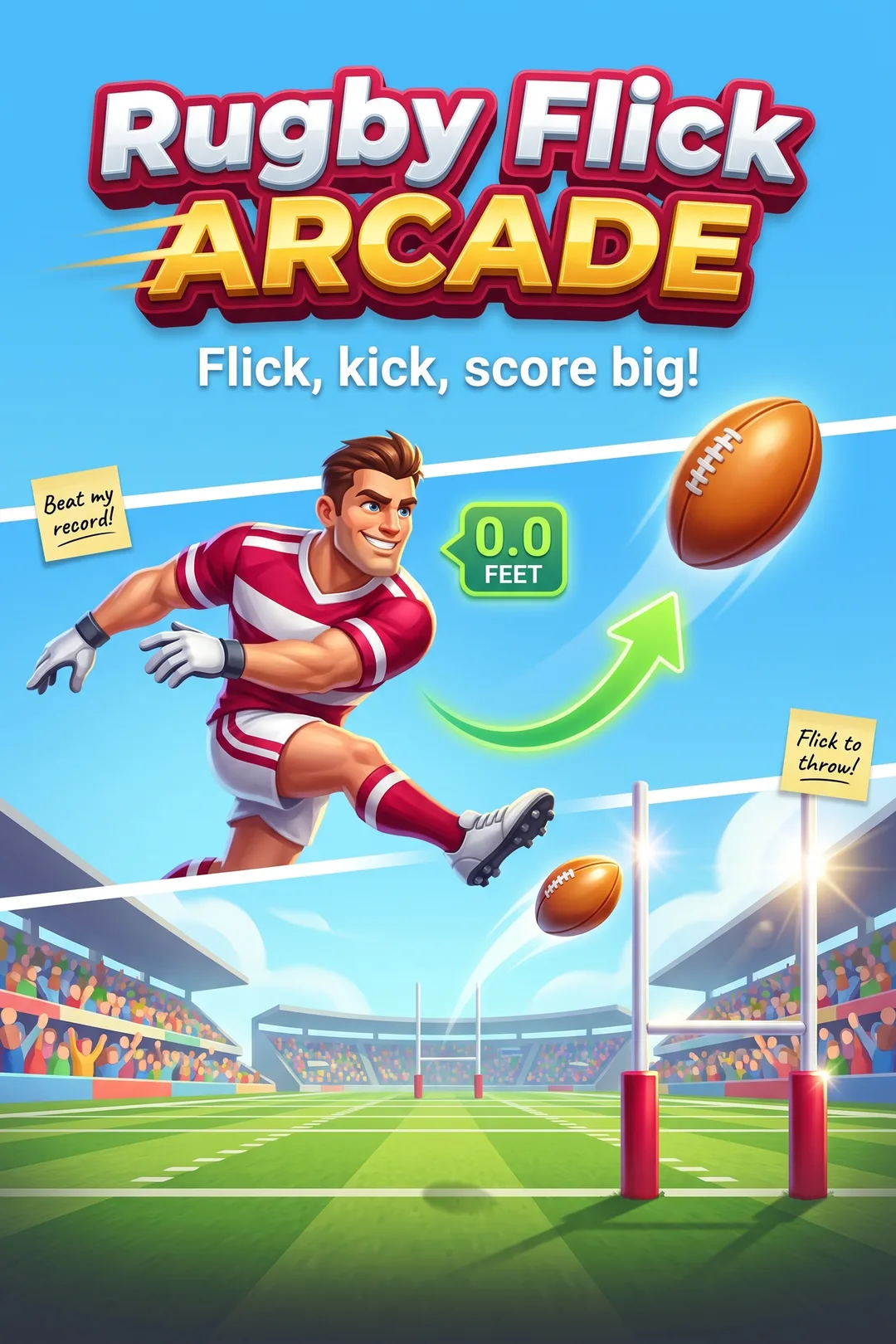 Rugby Flick Arcade