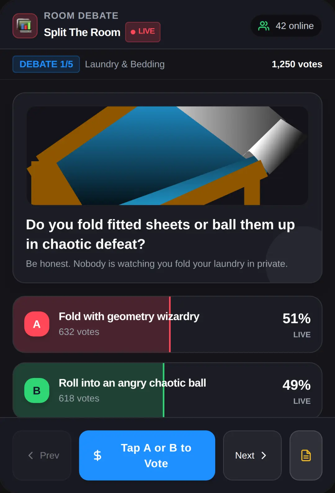 Room Split: Daily Debates cover