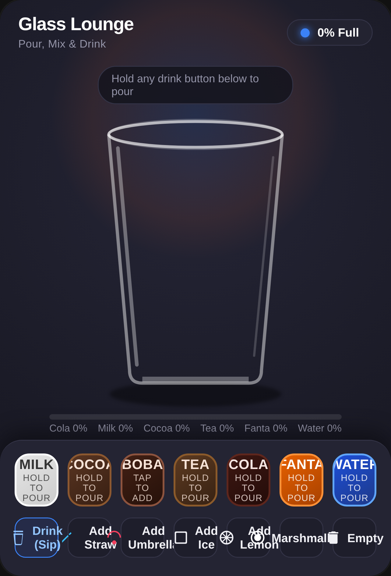 Glass Drink Mixer cover