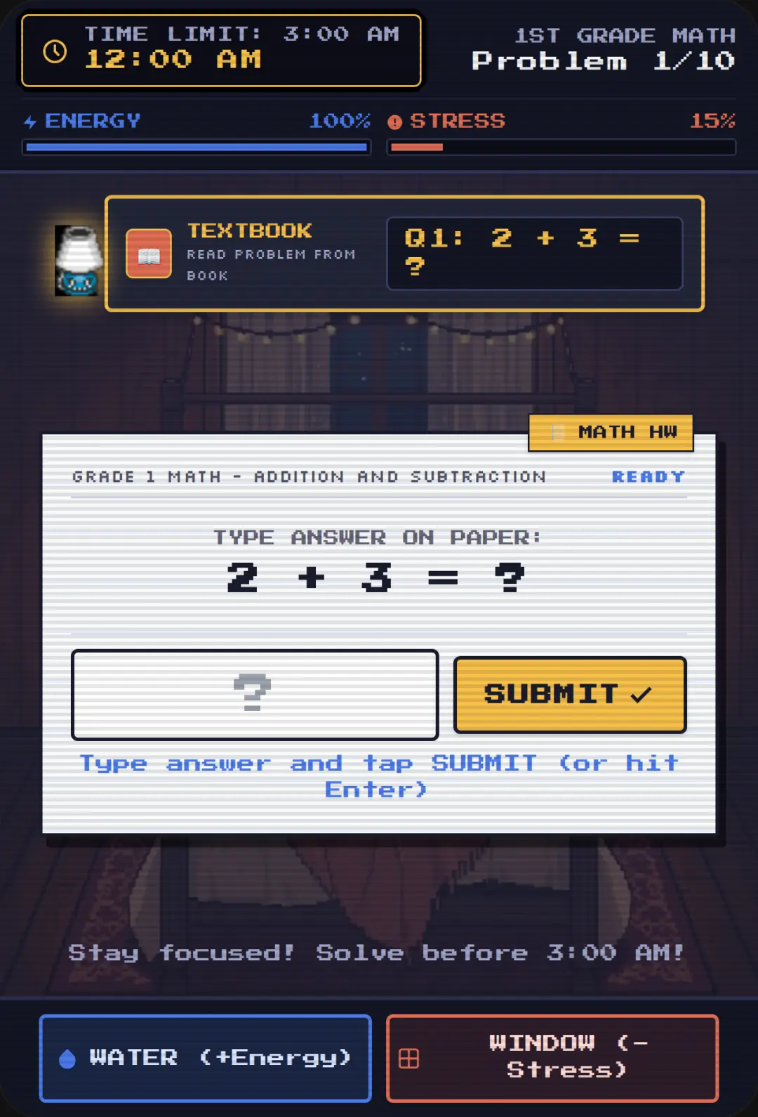 3 AM Homework Rush - 1st Grade Math cover