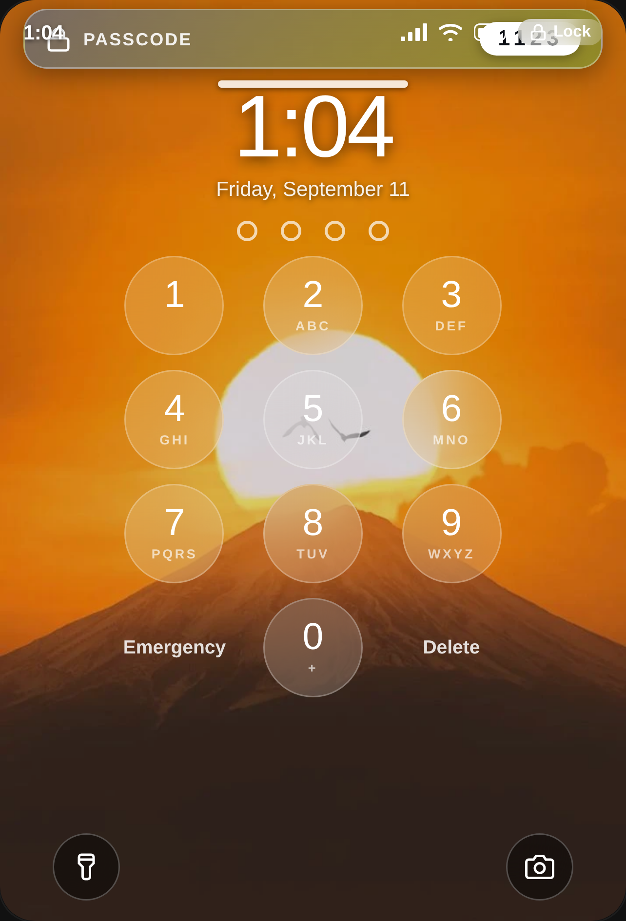 Phone Simulator - Passcode 1123 cover