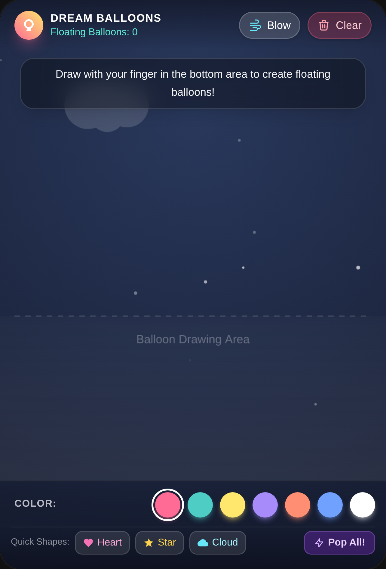 Dream Balloon Drawing