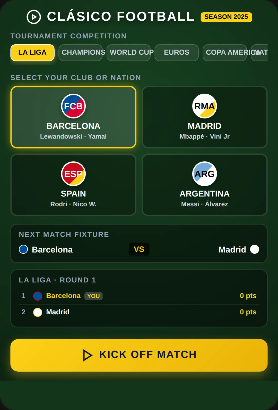 Clásico Football Season cover