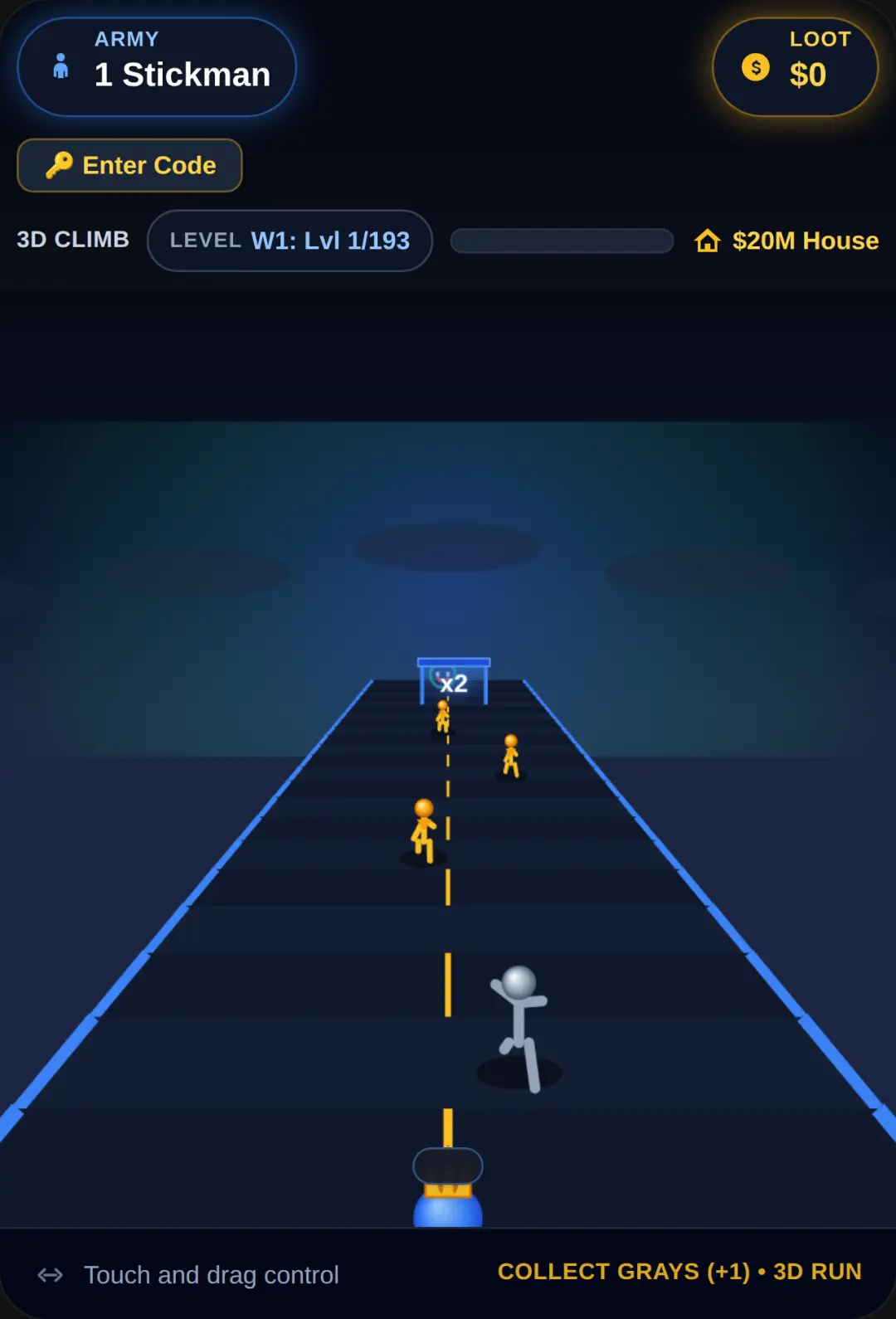 Stickman Count Control: 3D $20M Mansion Climb