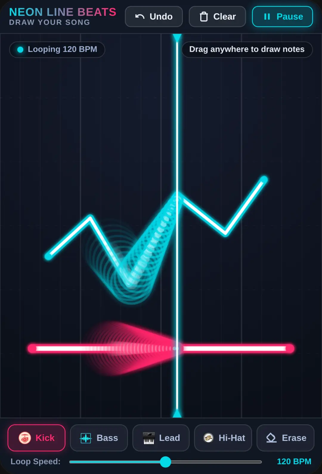 Neon Line Beats - Music Creator cover