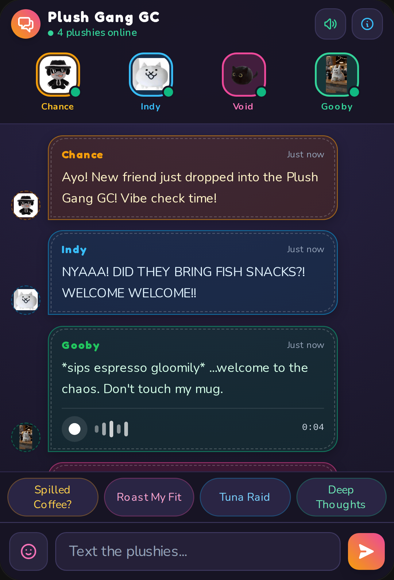 GroupChat Plushies cover