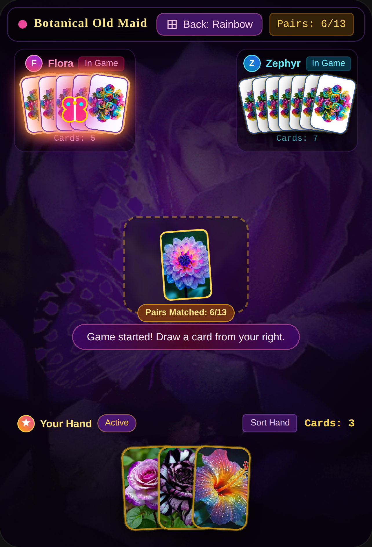 Botanical Old Maid cover