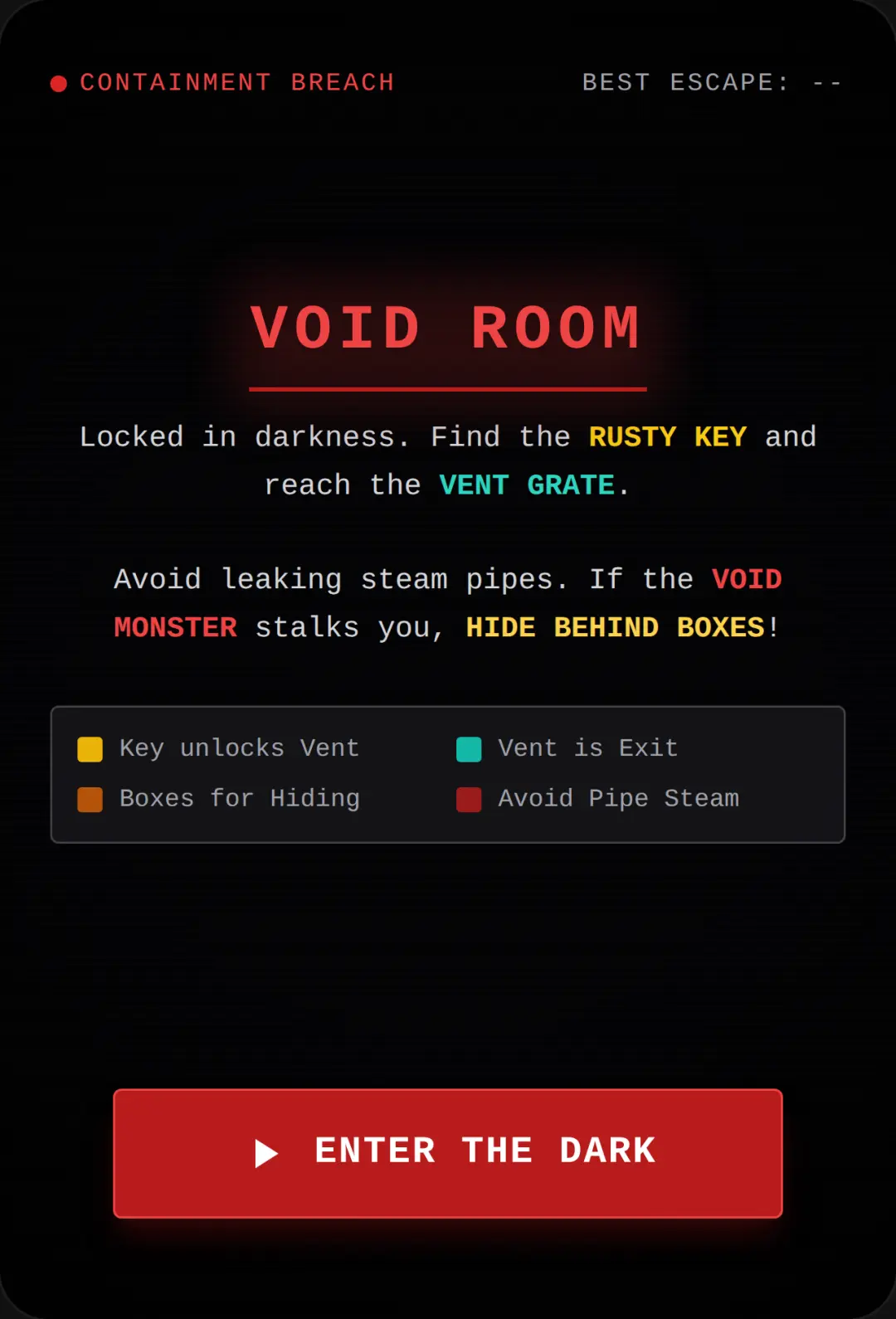 Void Room: Dark Horror Escape cover