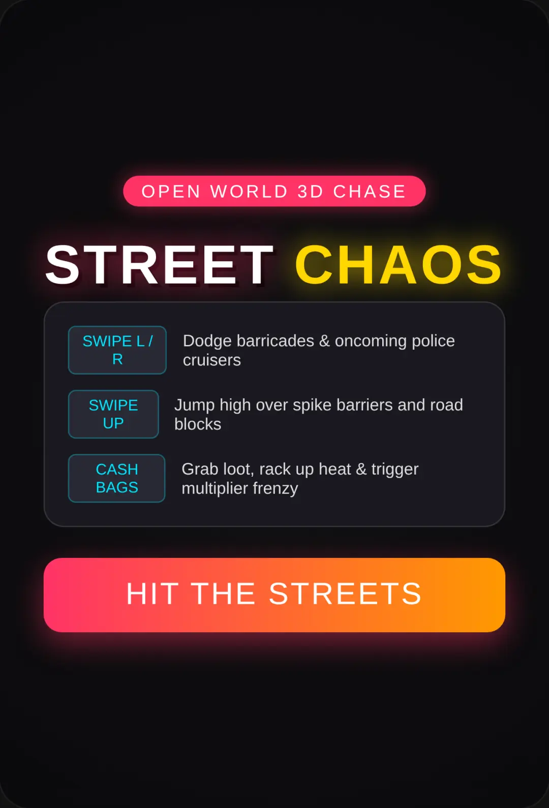 Street Chaos: Subway Heist 3D cover