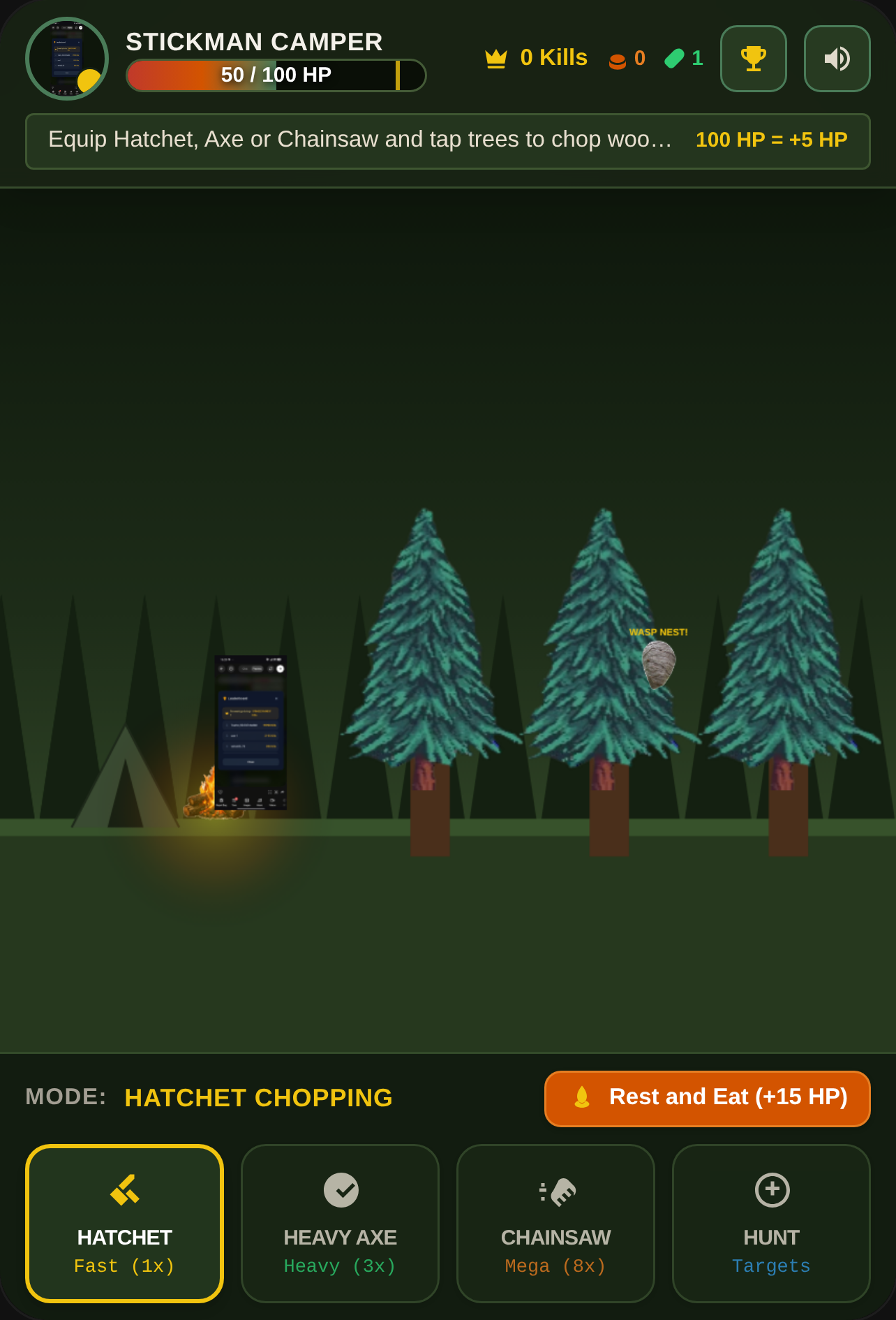 Stickman Wilderness Survival cover