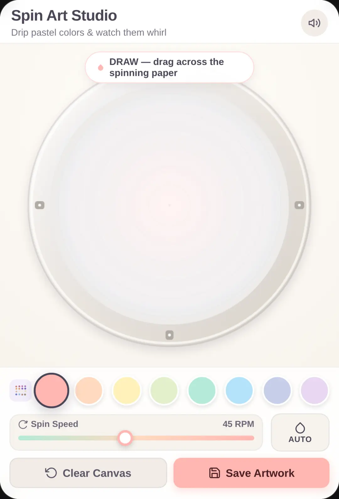 Pastel Spin Art Studio cover