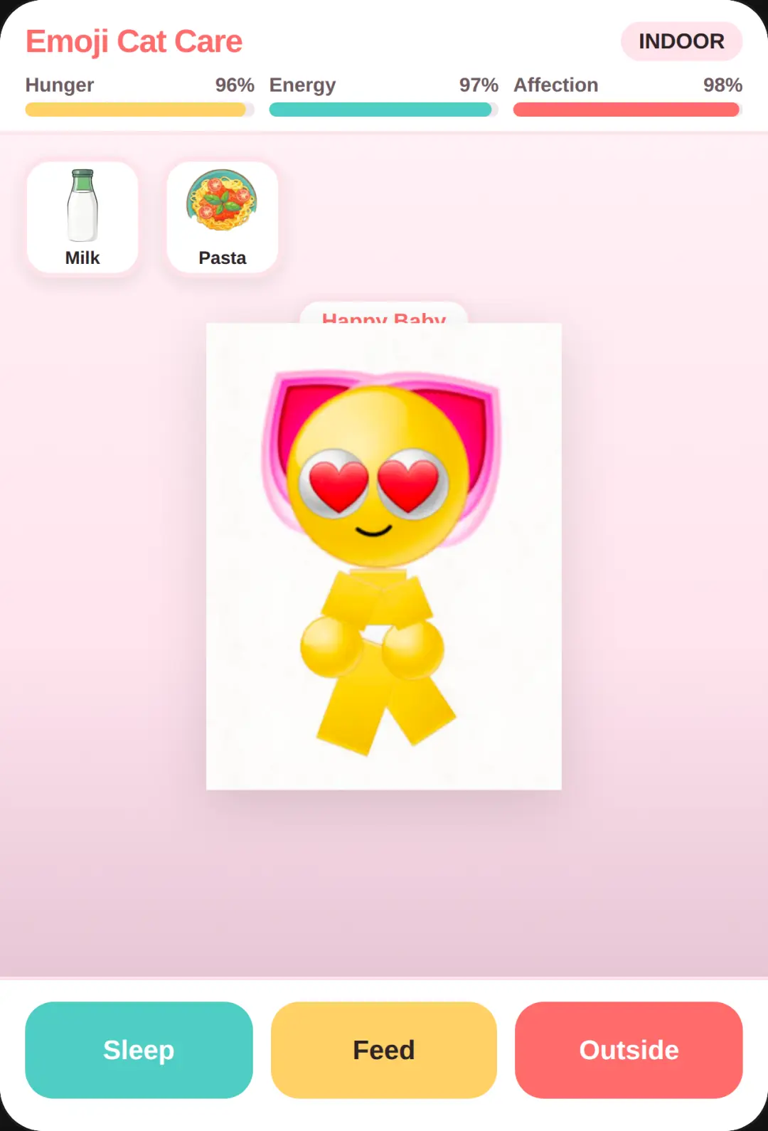 Emoji Cat Care: Care all you want! cover
