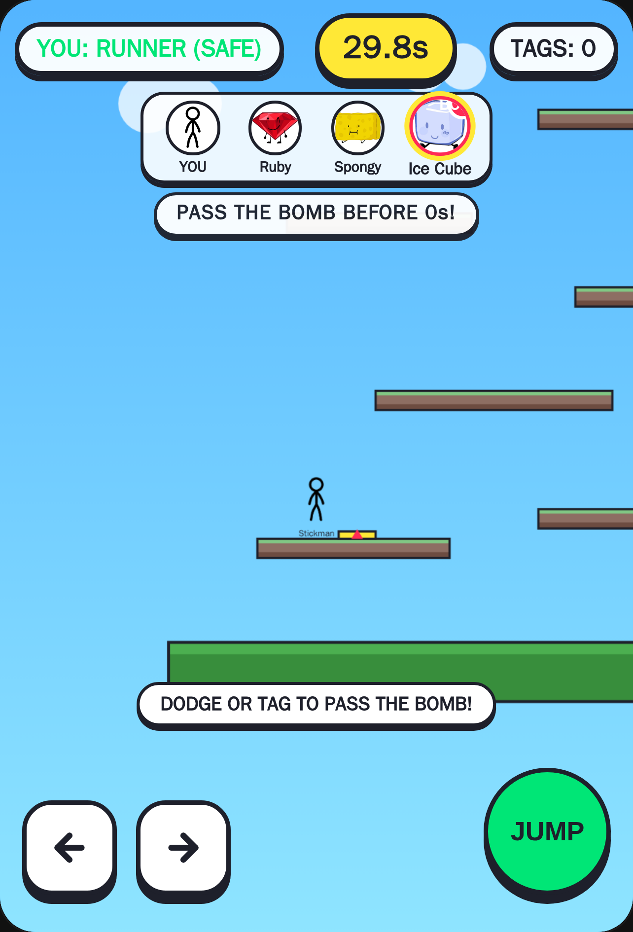 Parkour Bomb Tag - 2D Arena cover