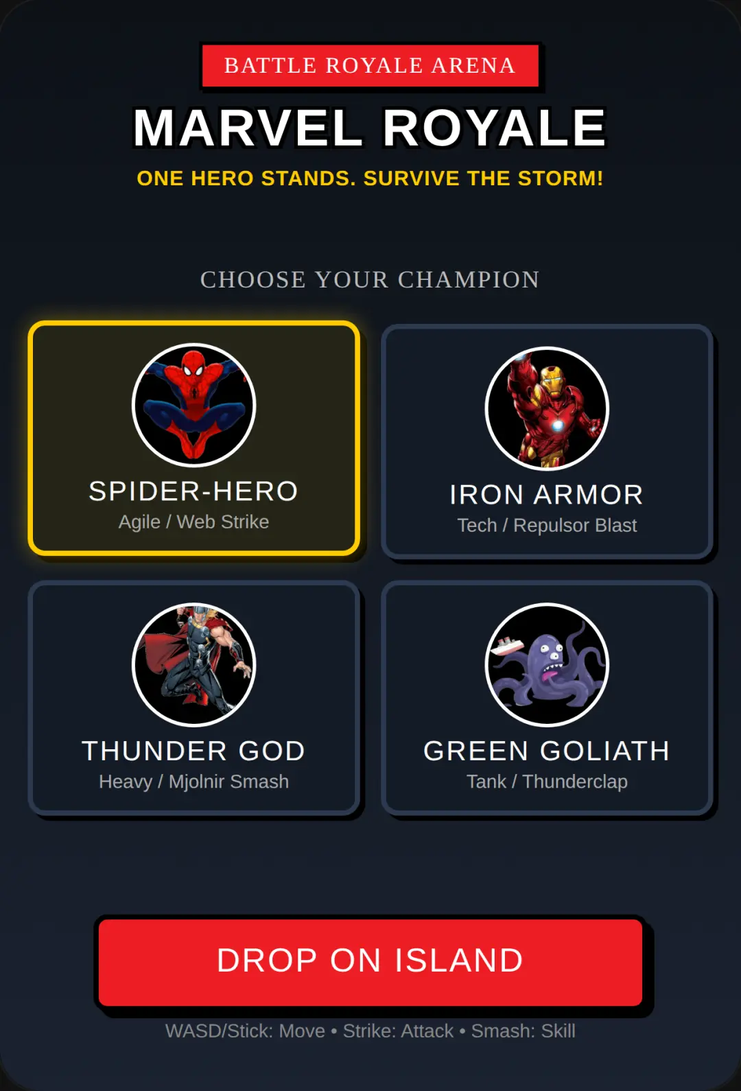Marvel Royale: Storm Island cover
