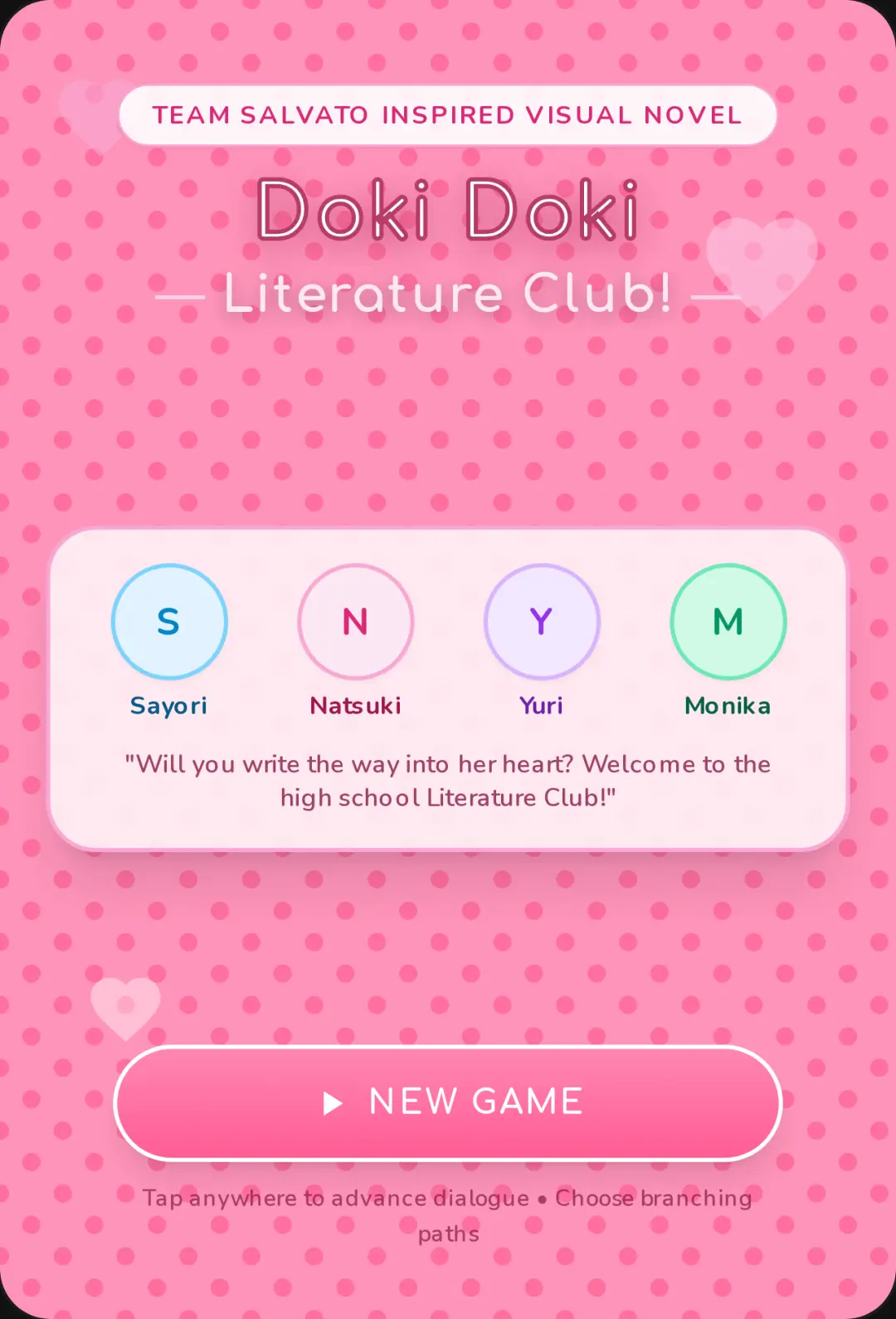 Doki Doki Literature Club cover
