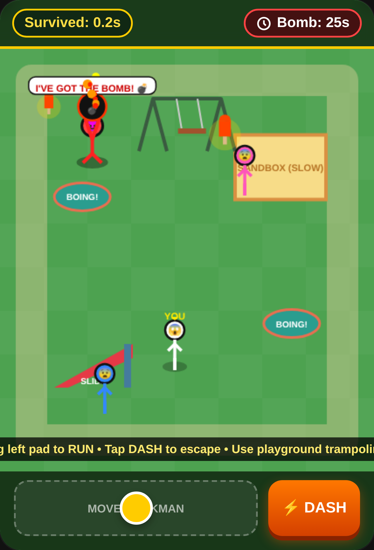 Playground Stickman Bomb Chase! cover