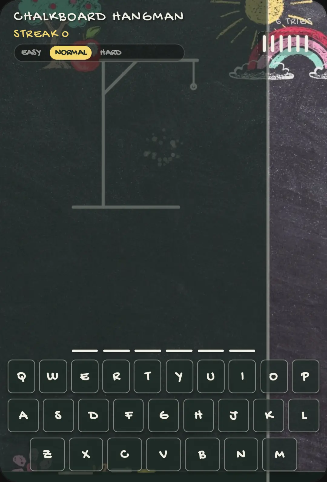 Chalkboard Hangman cover