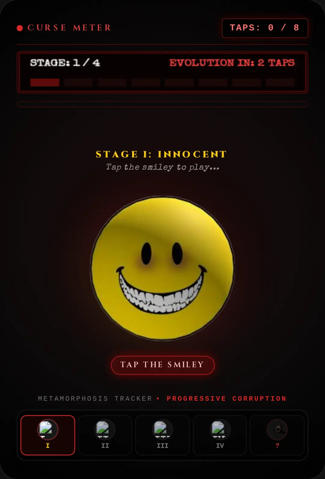 Creepy Smiley — Tap If You Dare cover