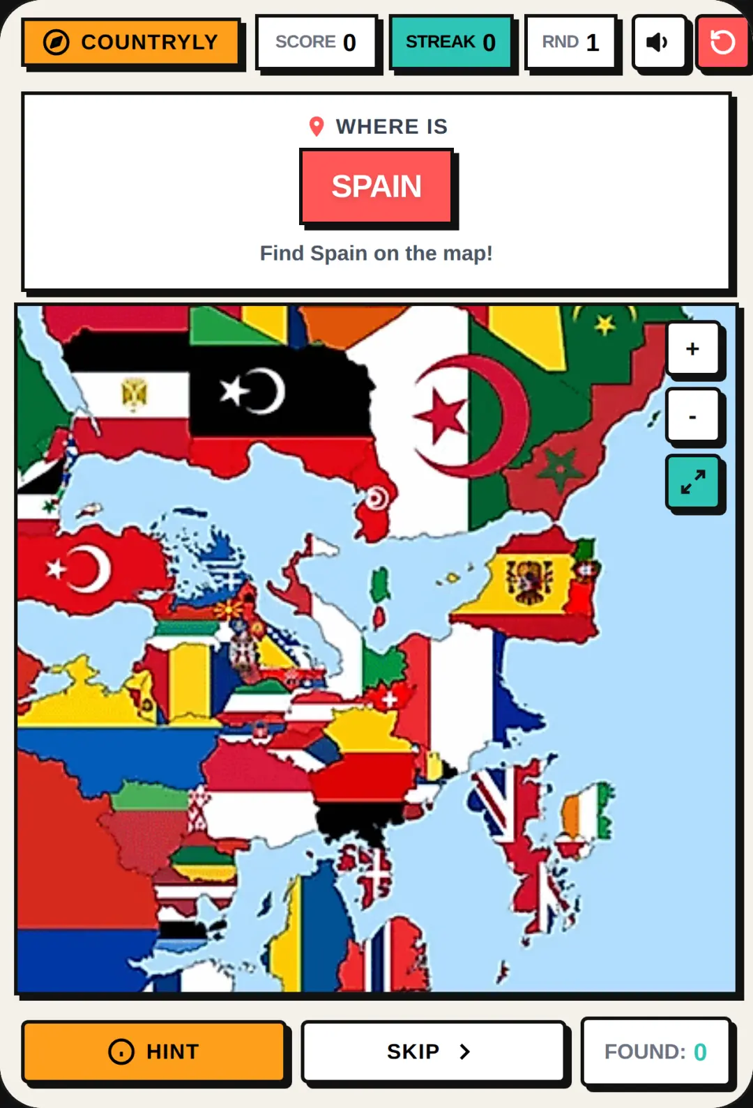 Countryly - World Map Flag Quiz cover