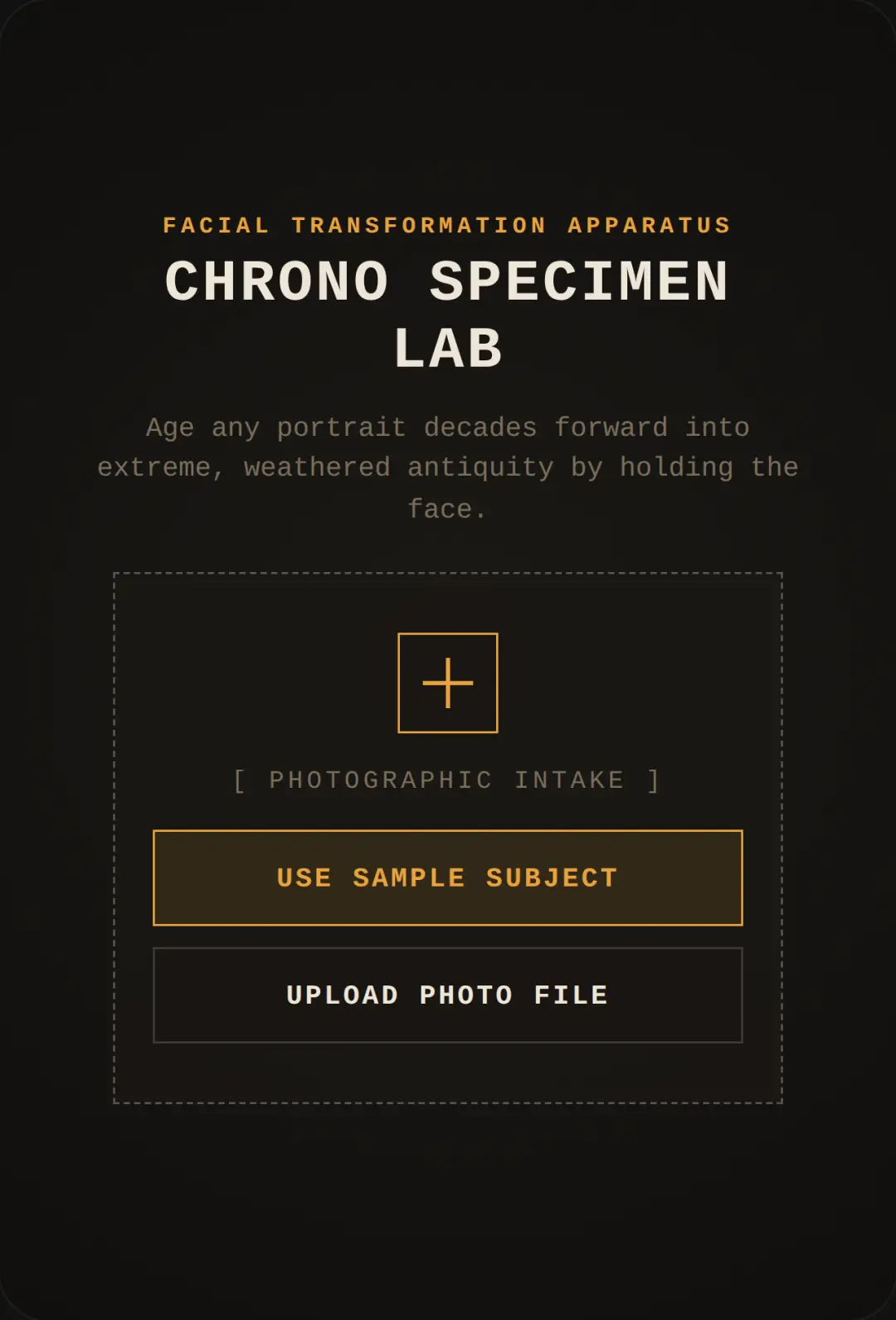 Subject Age Projection cover