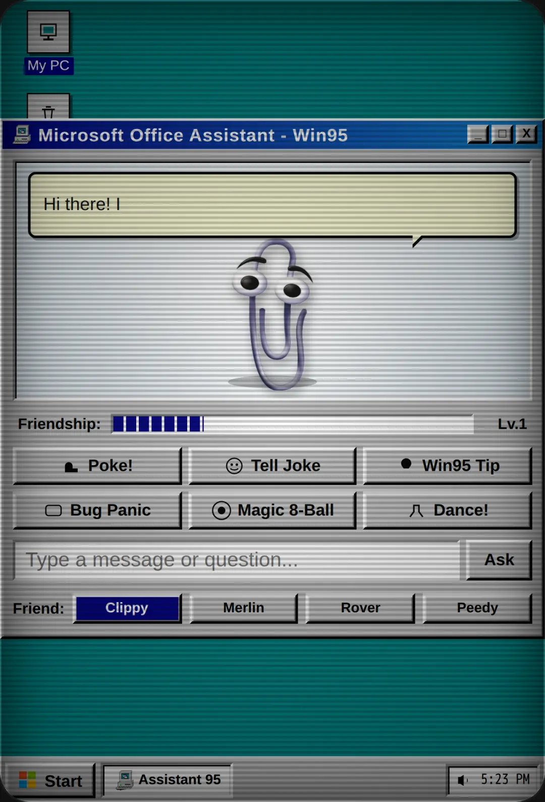 Retro Windows Assistant Friend cover