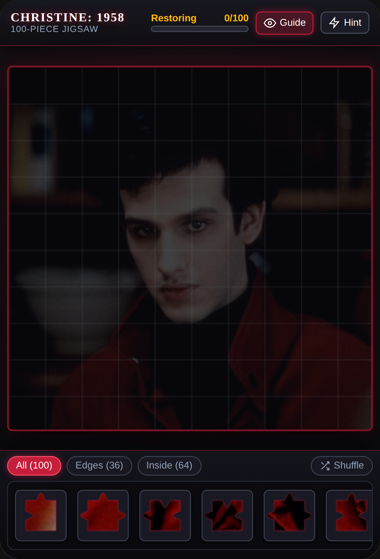 Christine: Arnie Cunningham Jigsaw cover
