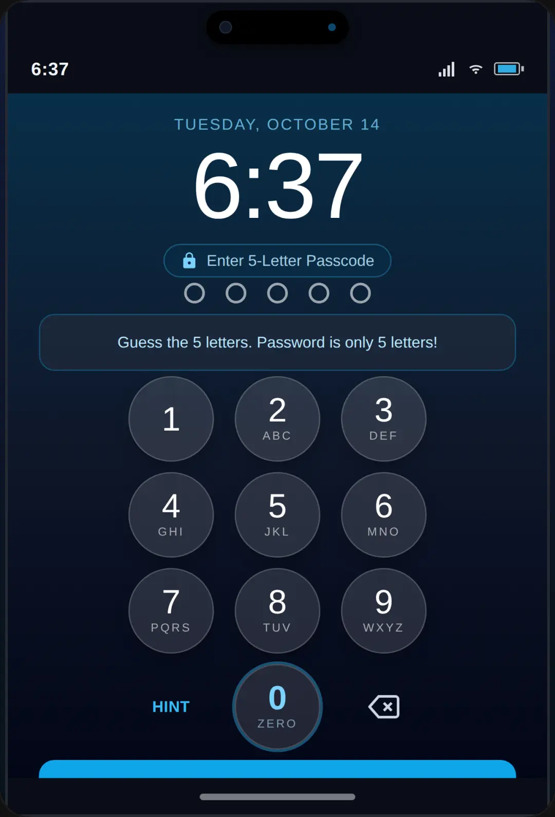 6:37 Phone OS cover
