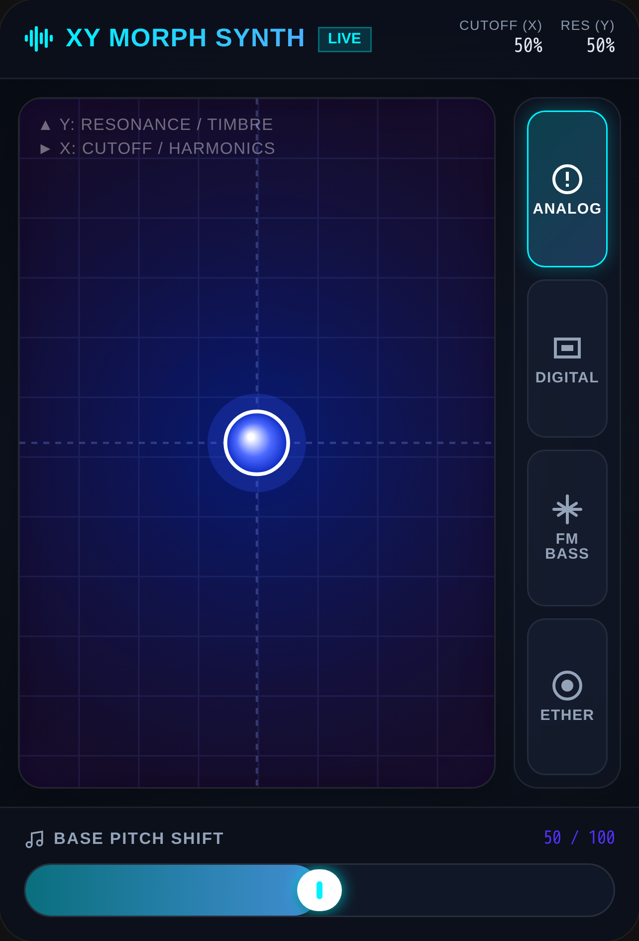Dynamic Touch XY 666 Synthesizer cover