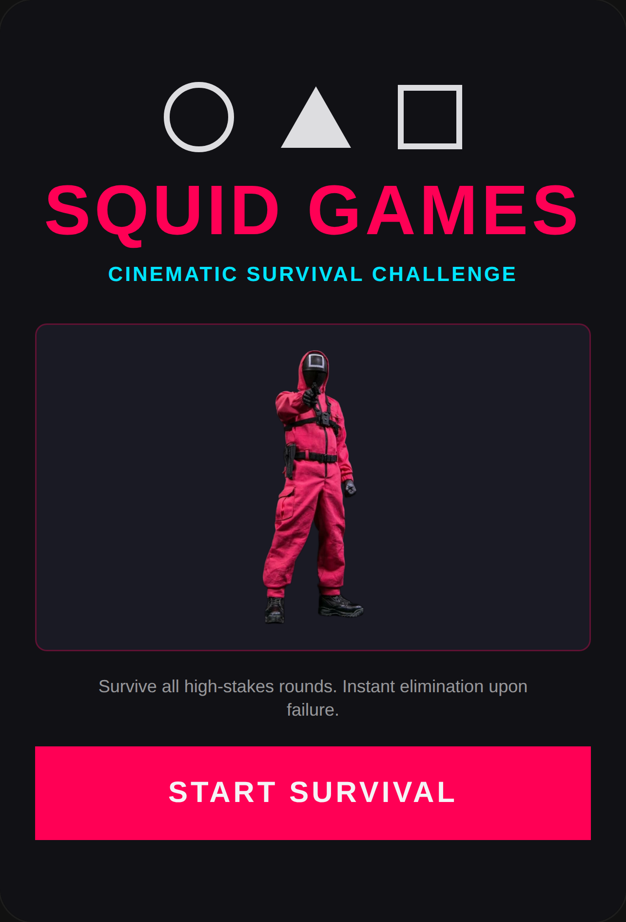 Squid Game: Cinematic Survival 🔫 cover