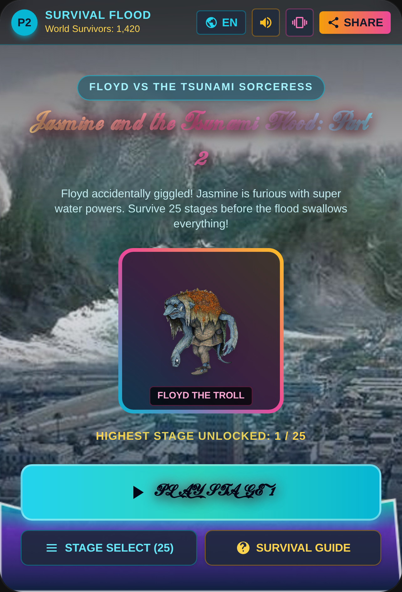 Jasmine and the Tsunami Flood: Part 2 cover