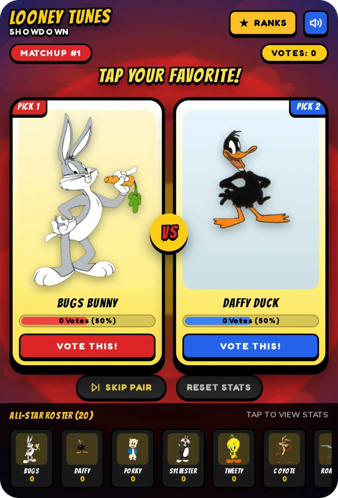 Looney Tunes Showdown Vote cover