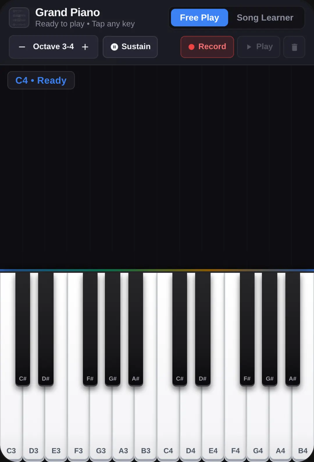 Grand Piano Studio & Music Learner cover